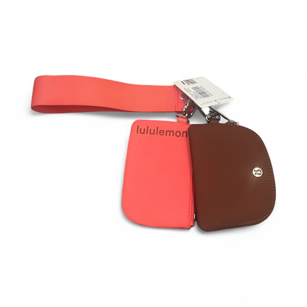 Lululemon Dual Pouch Wristlet Wallet, Ancient Cooper Glaze Pink  NWT